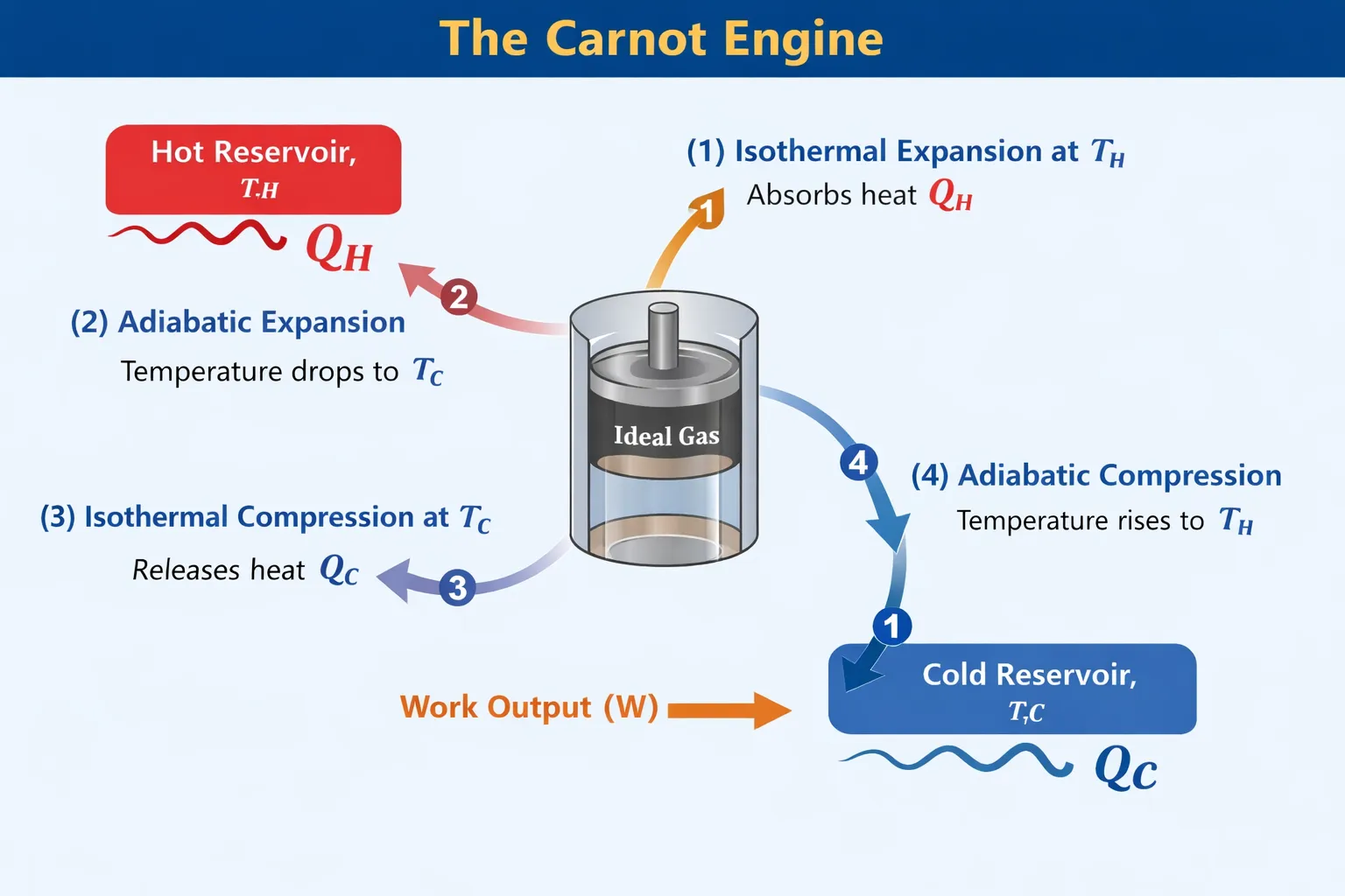Carnot Engine Diagram